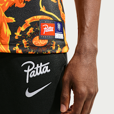 Netherlands x Patta Men's Academy Pro Short-Sleeve Soccer Top